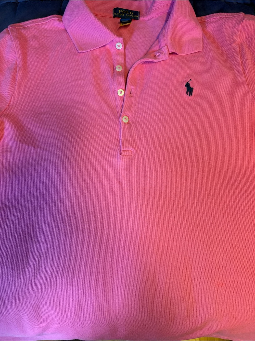 Polo by Ralph Lauren Pink Polo with Navy Pony
